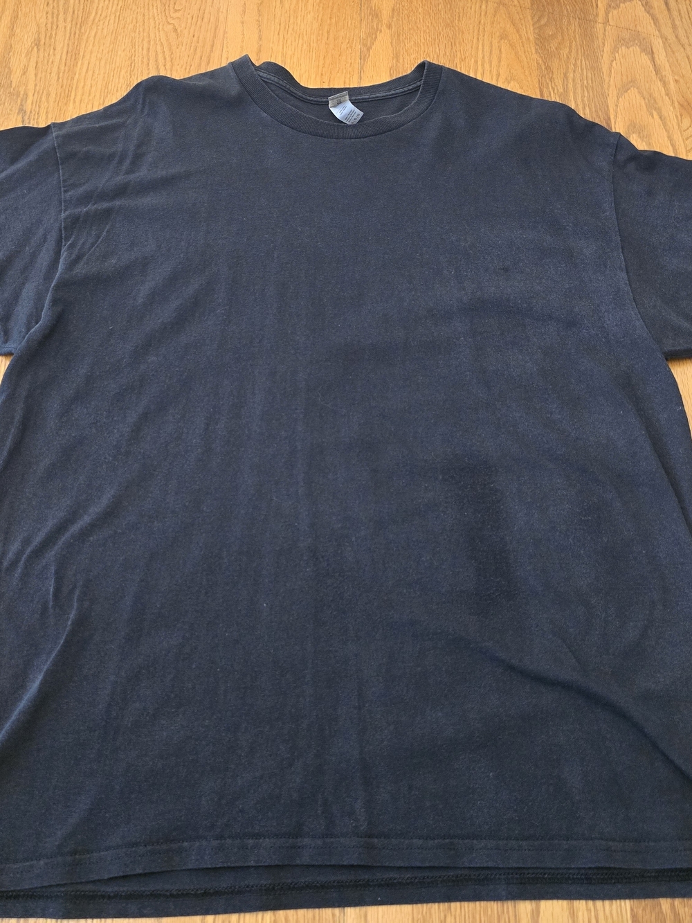 Gildan Ultra Cotton Black Blank T-Shirt XL Lot of 7